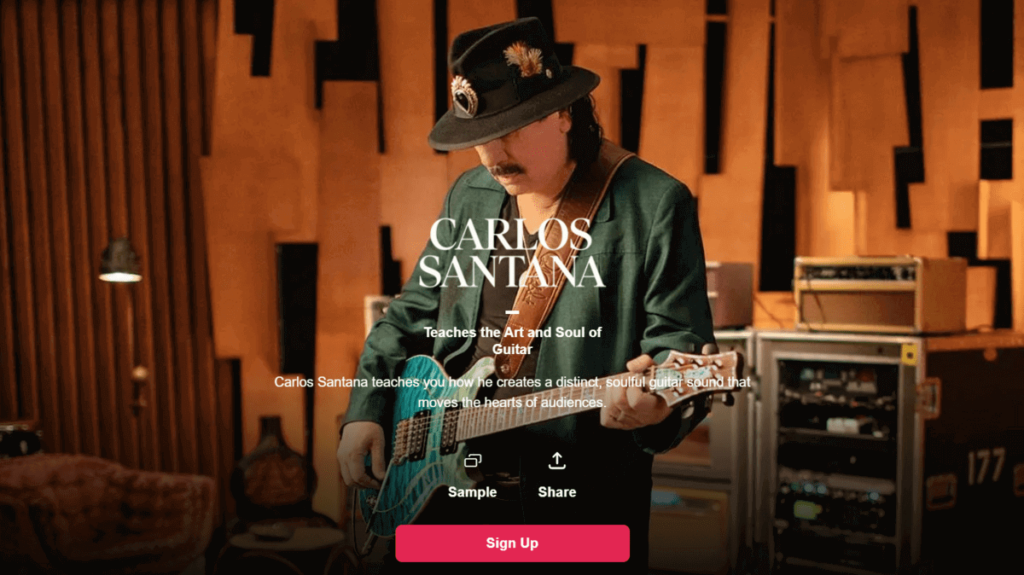 Carlos Santana's MasterClass