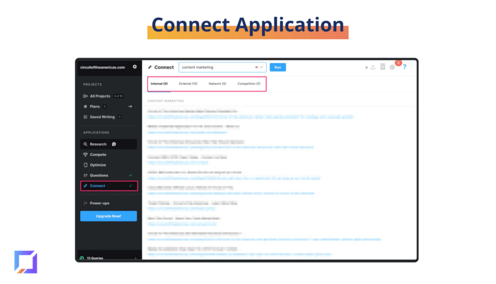 How the connect application works