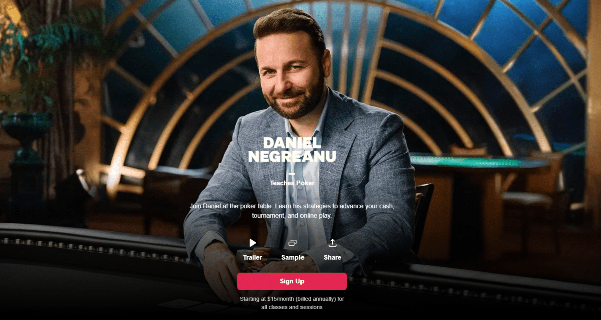 Daniel Negreanu Teaches Poker. 