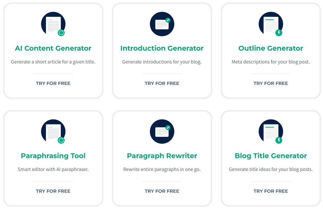 List of Frase's free tools