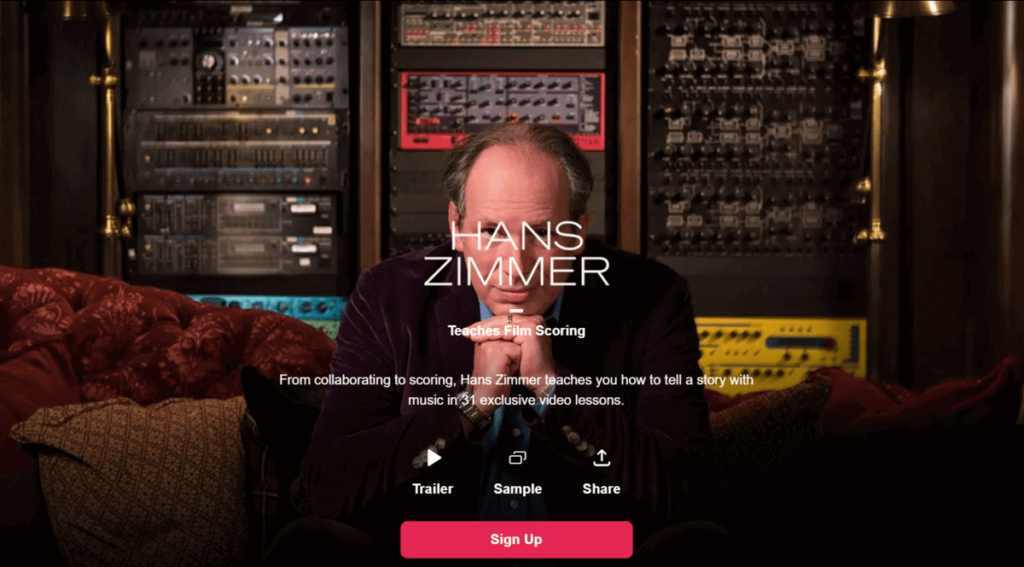 Hans Zimmer and his MasterClass