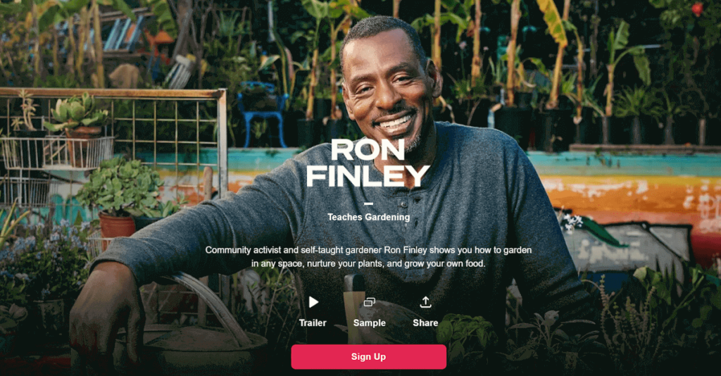 Ron Finley's gardening MasterClass