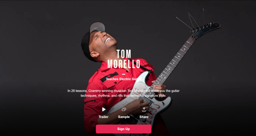 Tom Morello's MasterClass