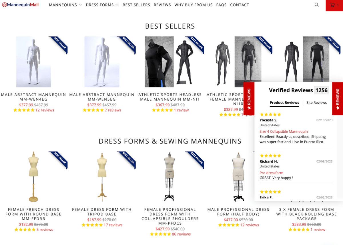 Mannequin Mall Reviews